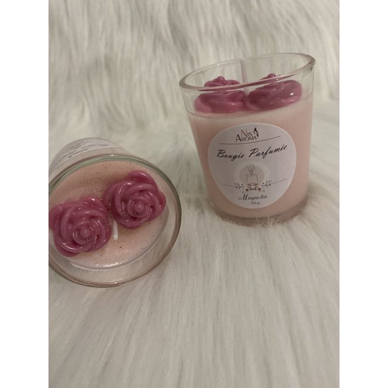 bougie parfumée magnolia