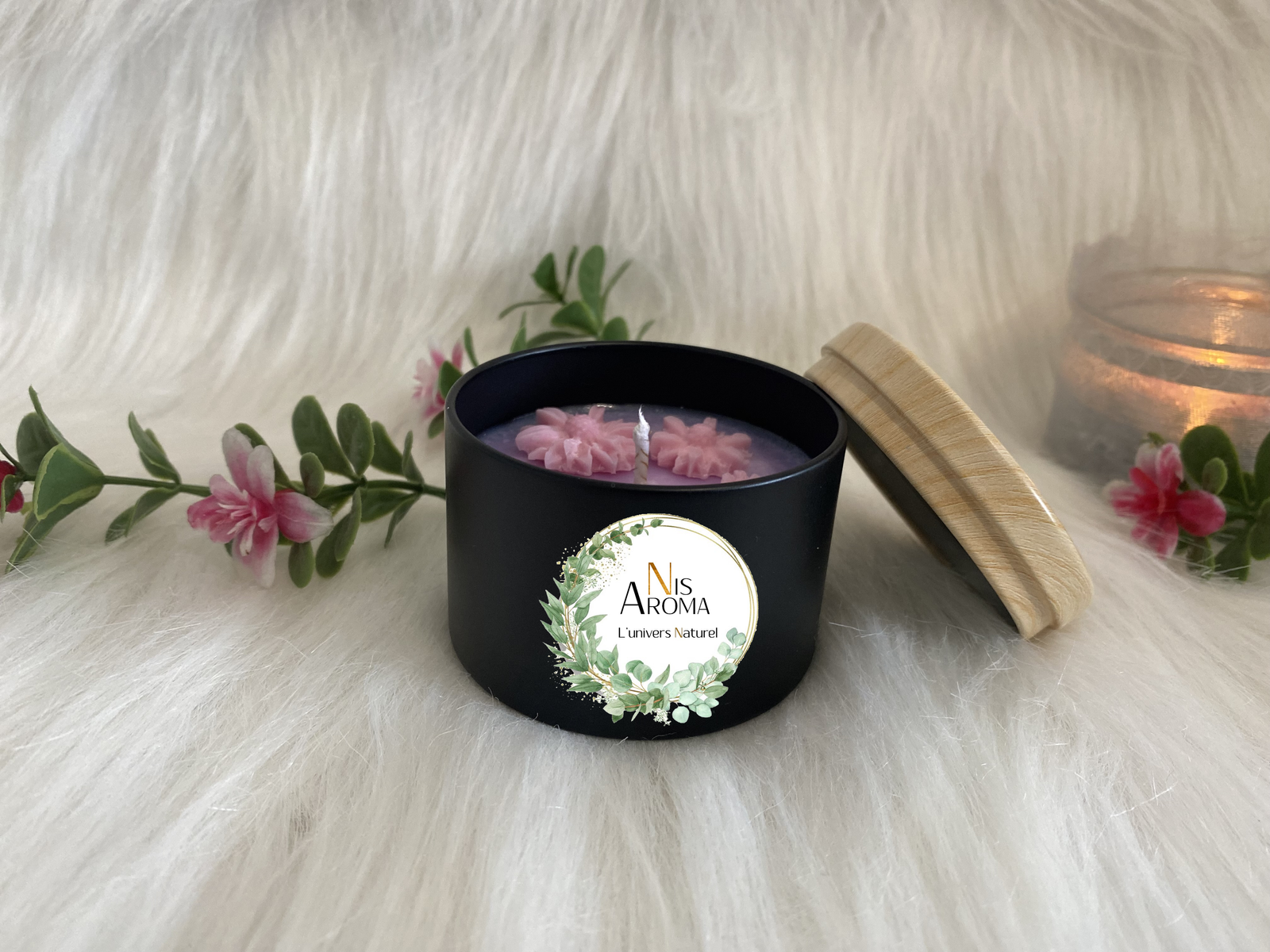 Bougie parfumée - Senteur Lilas – Image 2