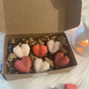 Boite de 6 fondants parfumés – cœur