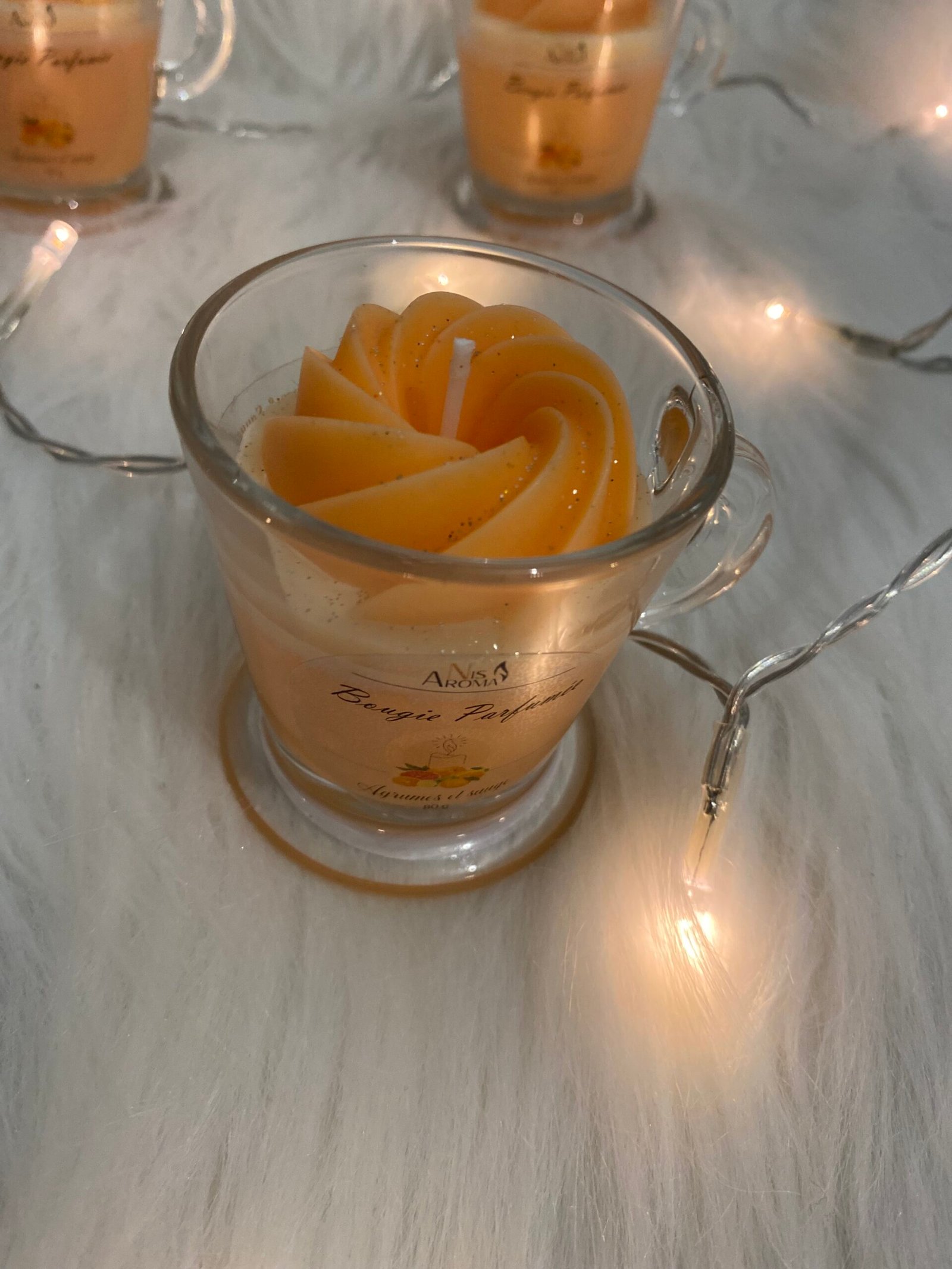 Bougie parfumée - Senteur "Agrumes et Sauge" – Image 2