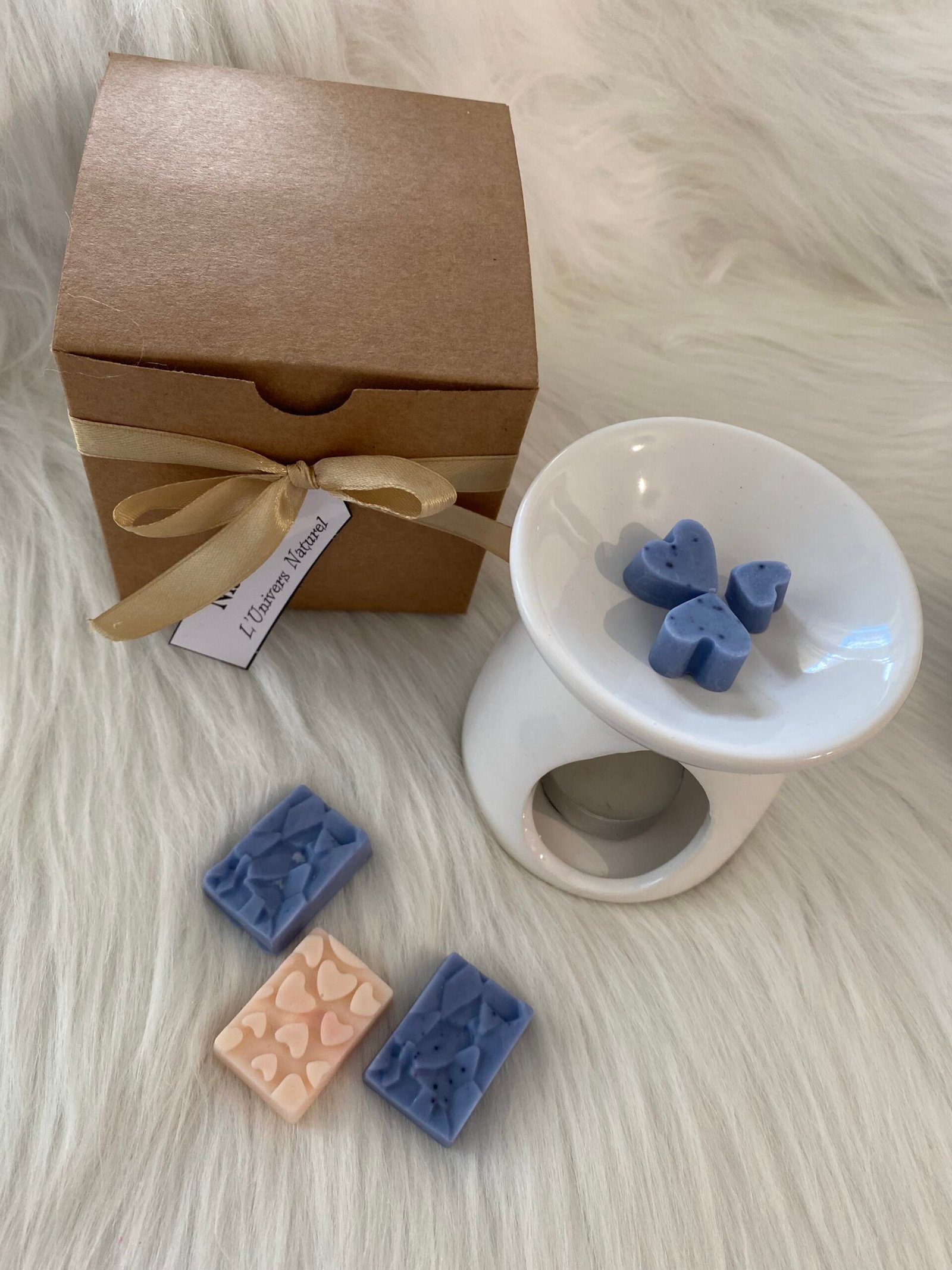 Coffret fondant et brule parfum blanc – Image 2